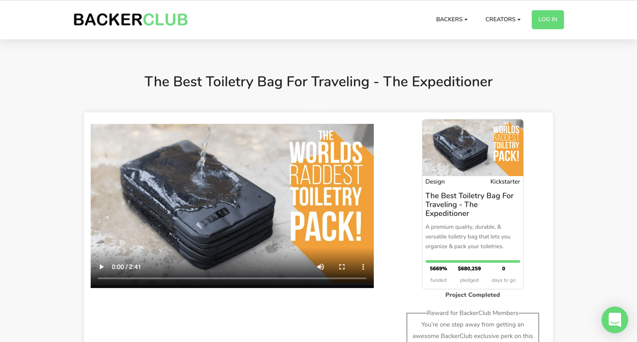 Backer Club - Explorer Slim | Gravel