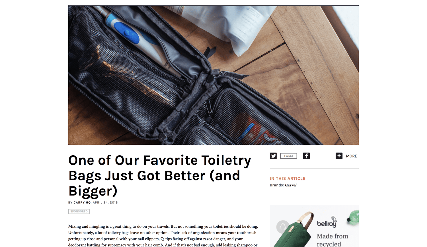 Carryology - Explorer Plus | Gravel