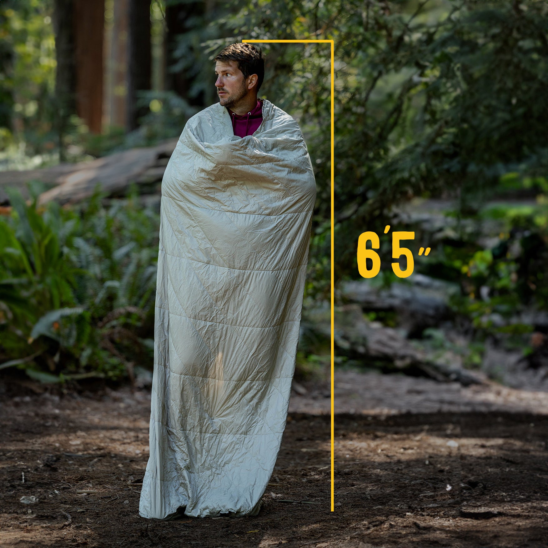 Layover™ XL Travel Blanket - Insulated & Packable | Stone (NOW SHIPPING)