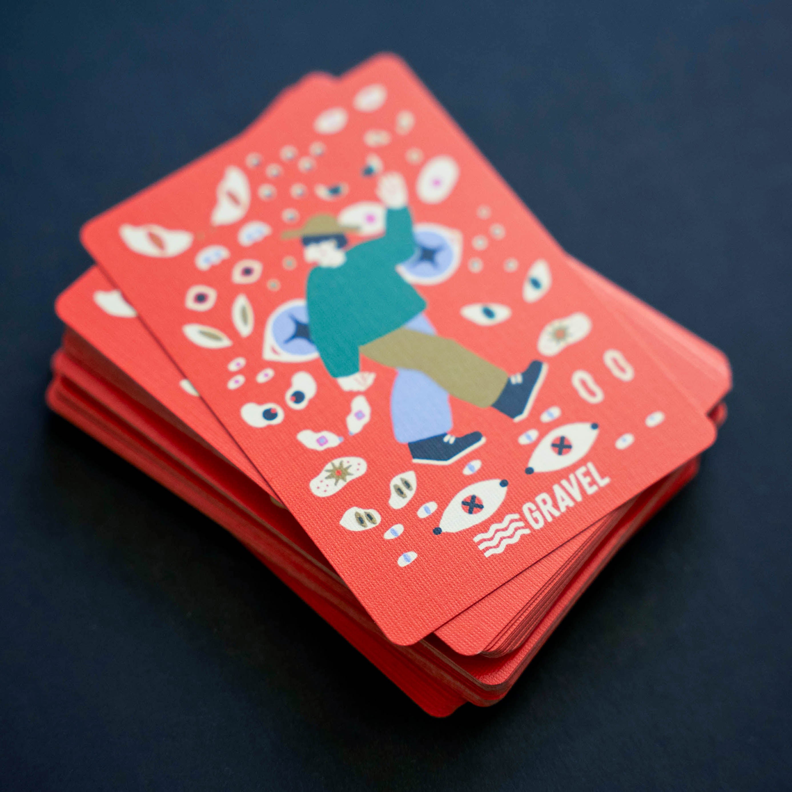 Bicycle x Gravel Standard 54 Card Deck | Traveler's Guide To Creatures