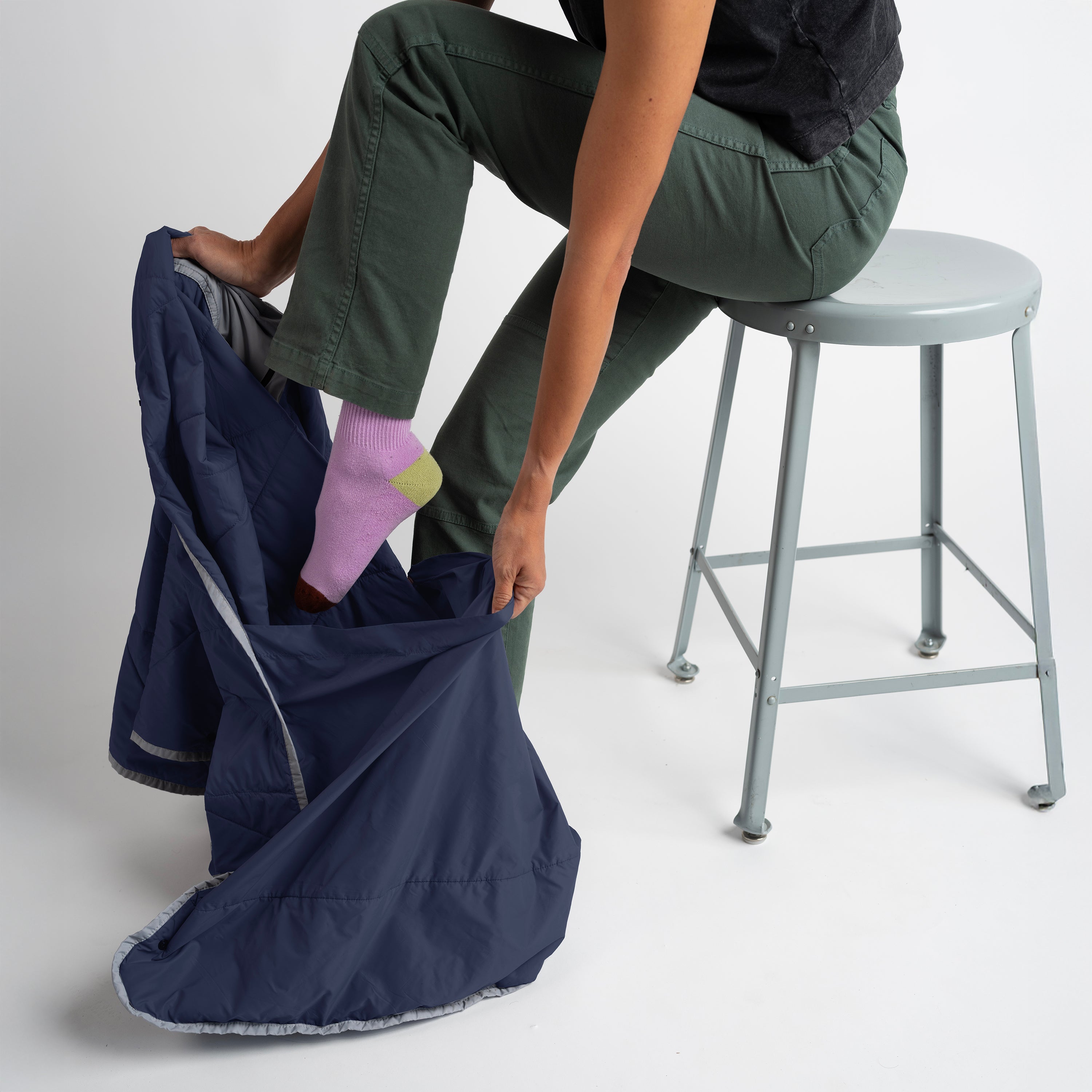 Couverture de voyage Layover™ - Isolée et pliable | Bleu XL