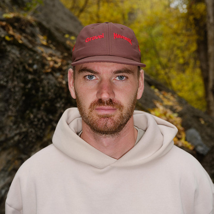 Maverik x Gravel | Brown Panel Hat