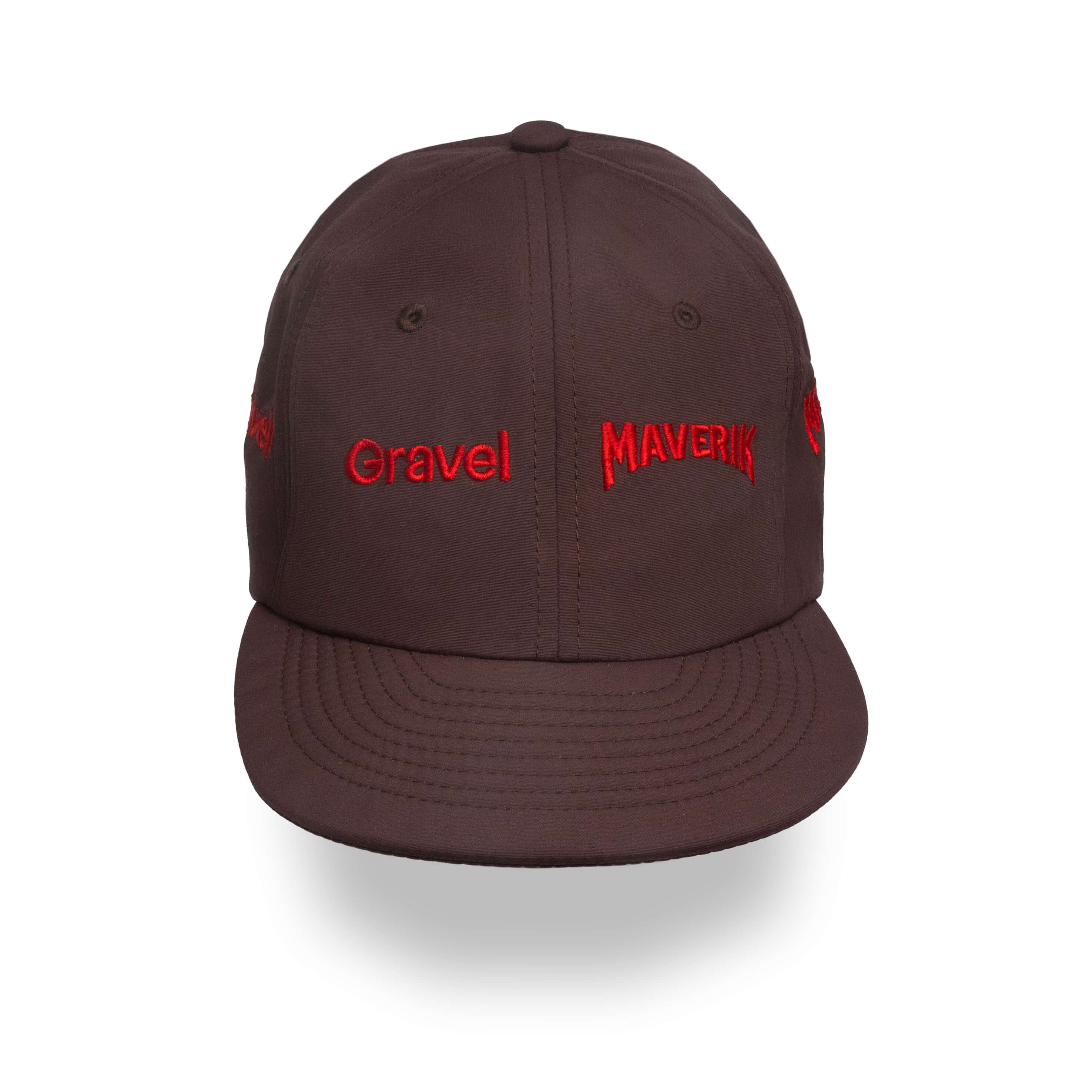 Maverik x Gravel | Brown Panel Hat