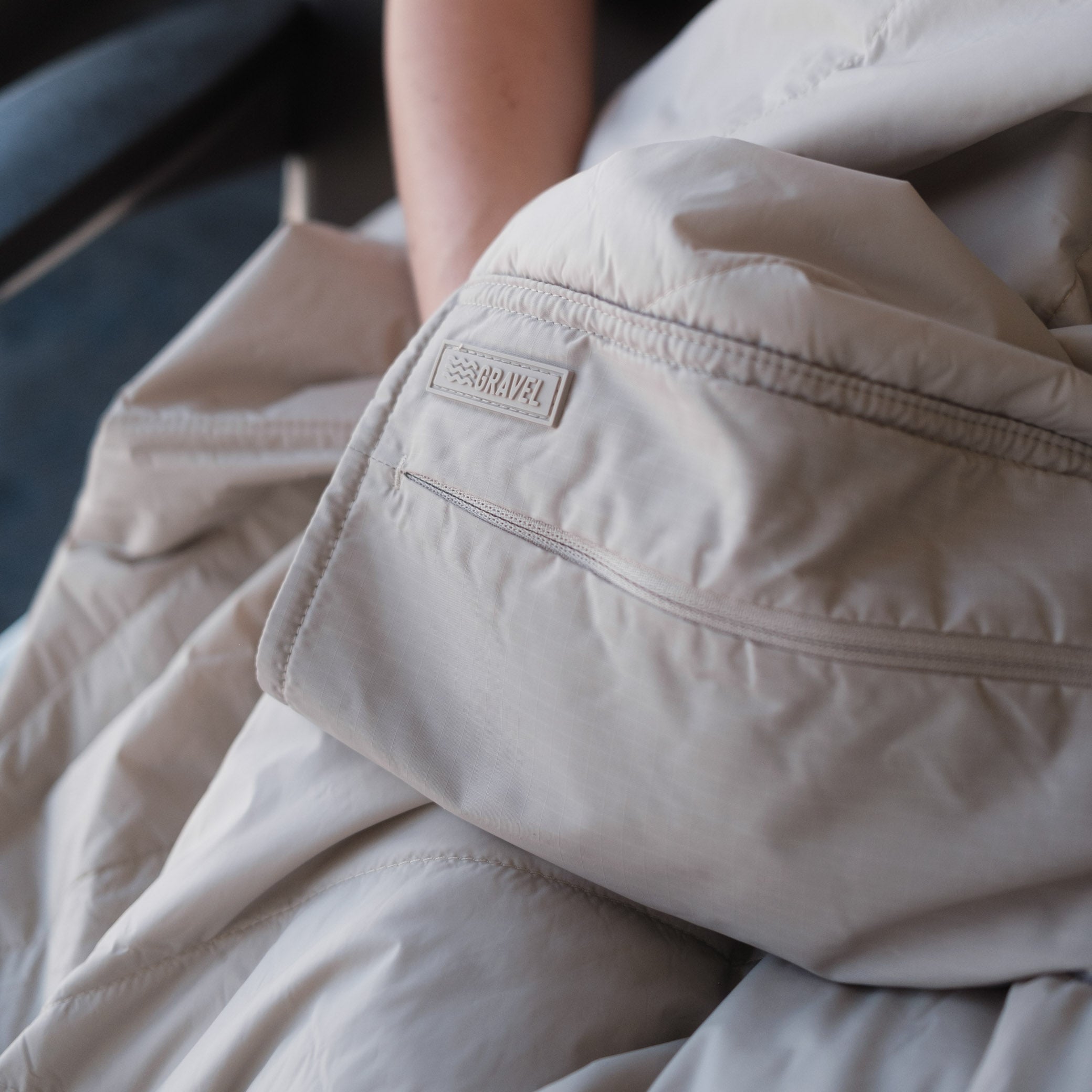 Layover™ Travel Blanket - Insulated & Packable | Stone