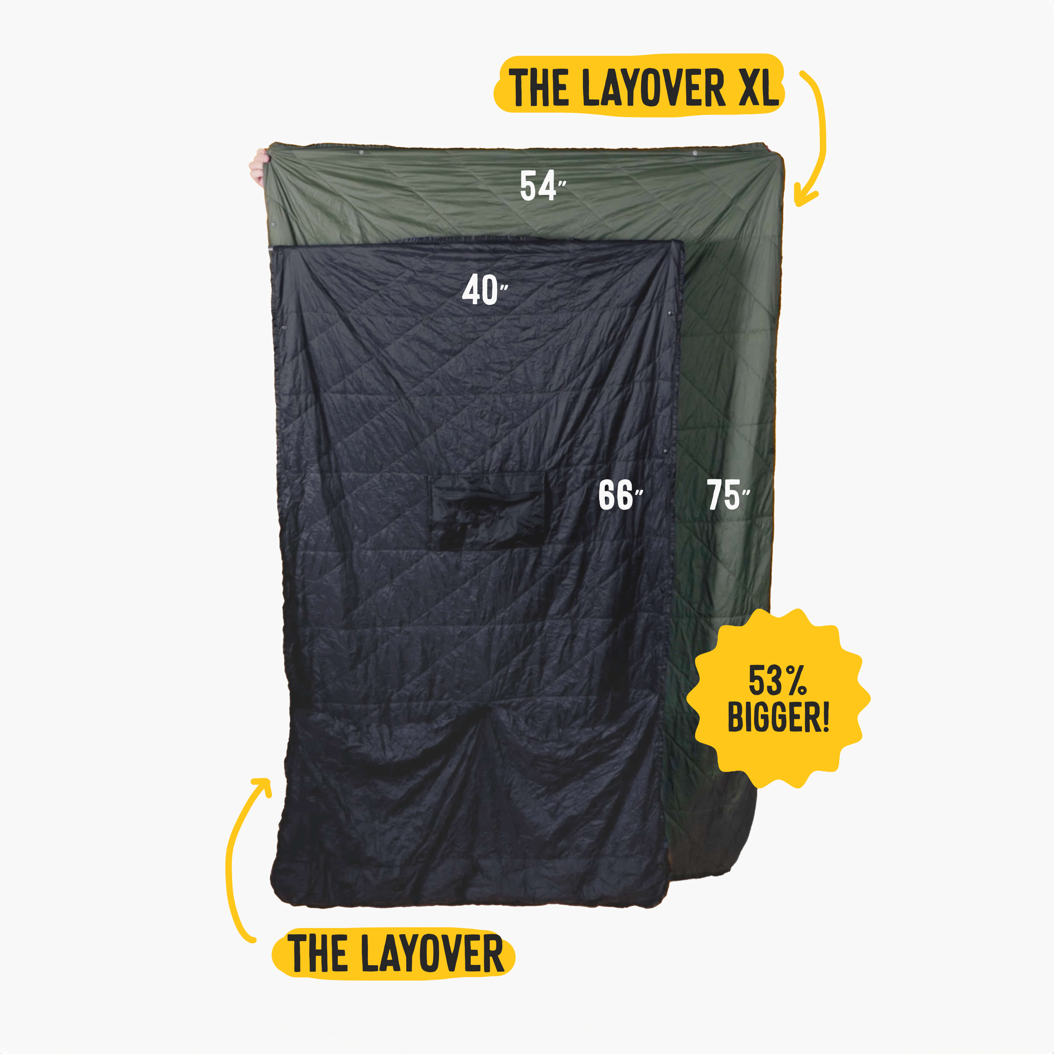 Layover™ XL Travel Blanket - Insulated & Packable | Stone (NOW SHIPPING)