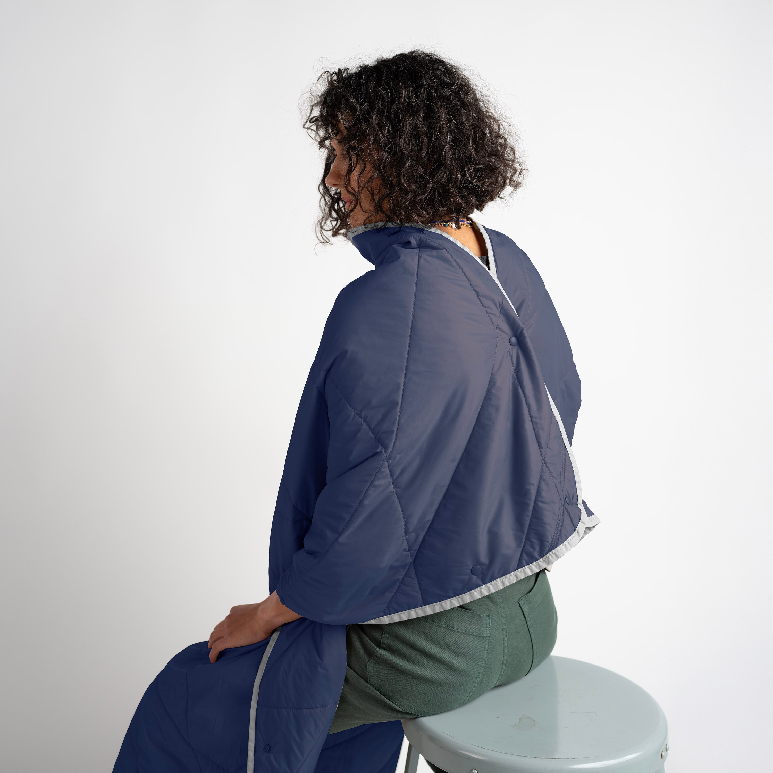 Couverture de voyage Layover™ - Isolée et pliable | Bleu XL
