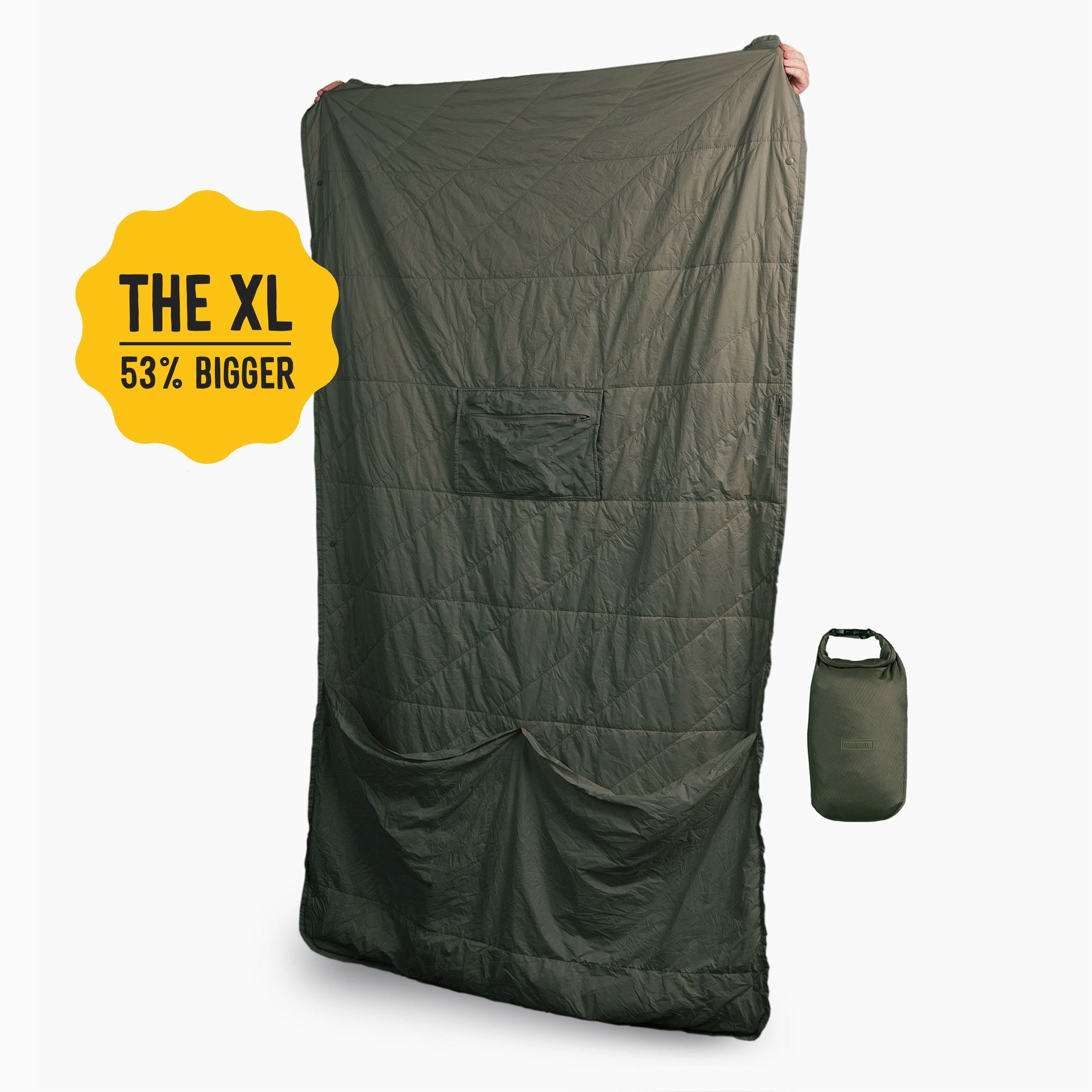 Layover™ XL Travel Blanket - Insulated & Packable | Spruce