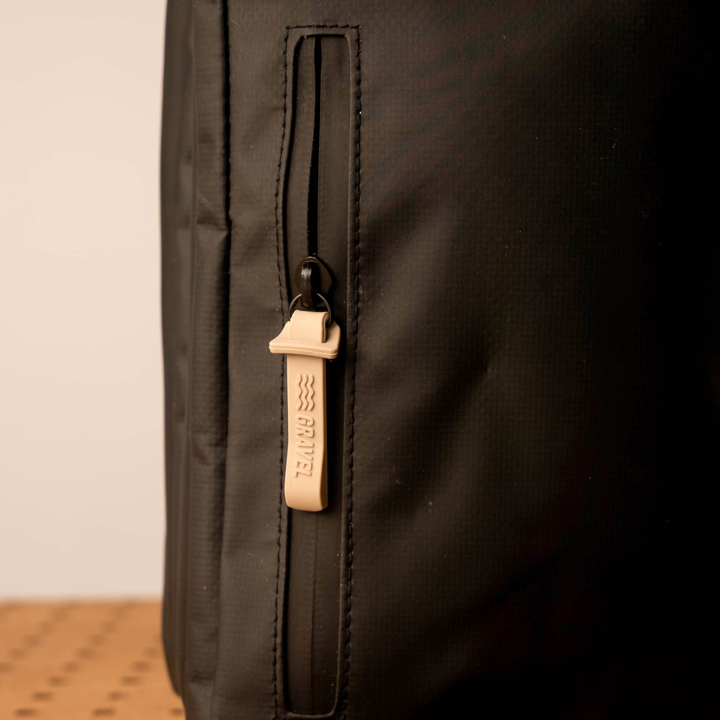 Toiletry Bag Zipper Pulls - Stone