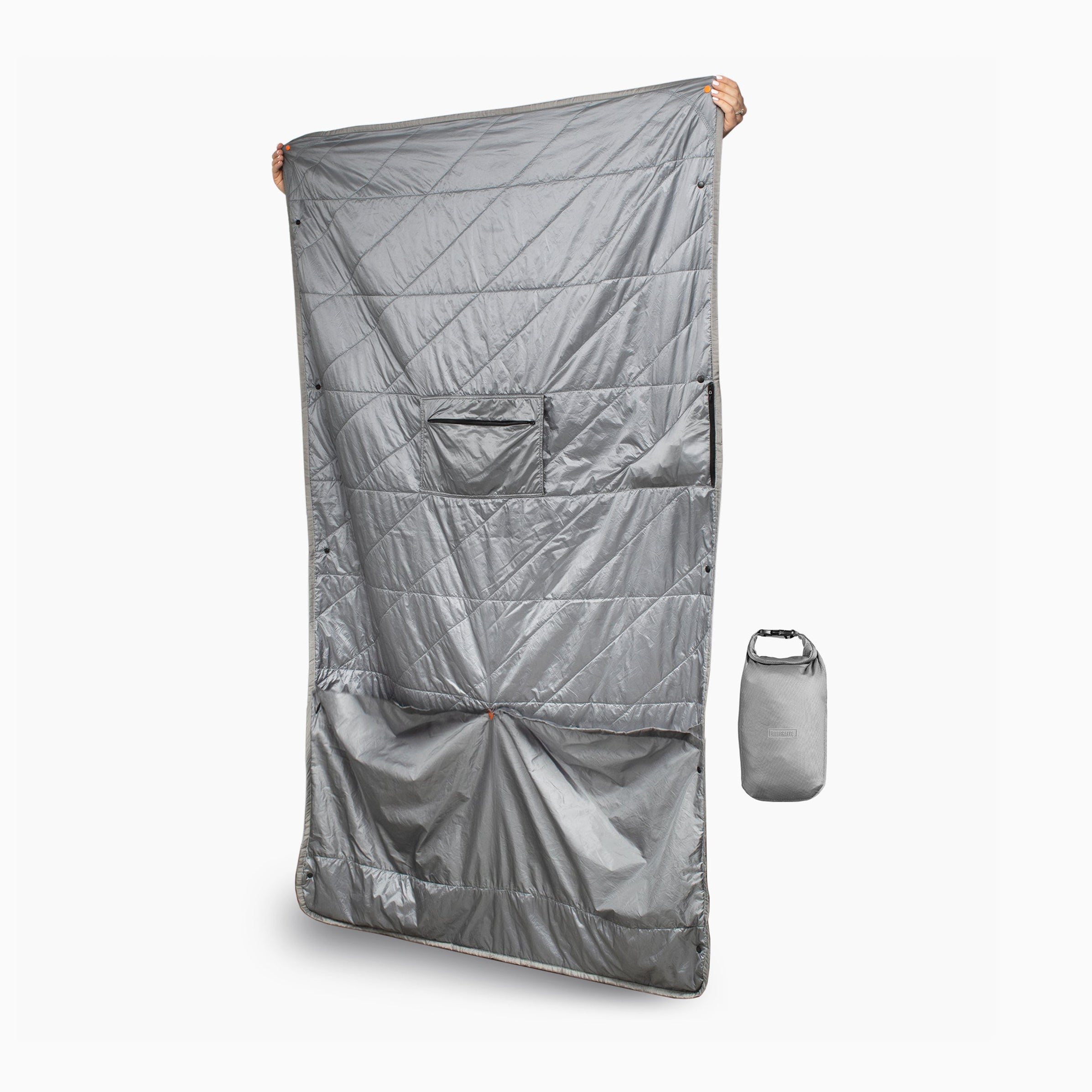 Layover™ Travel Blanket - Insulated & Packable | Gray
