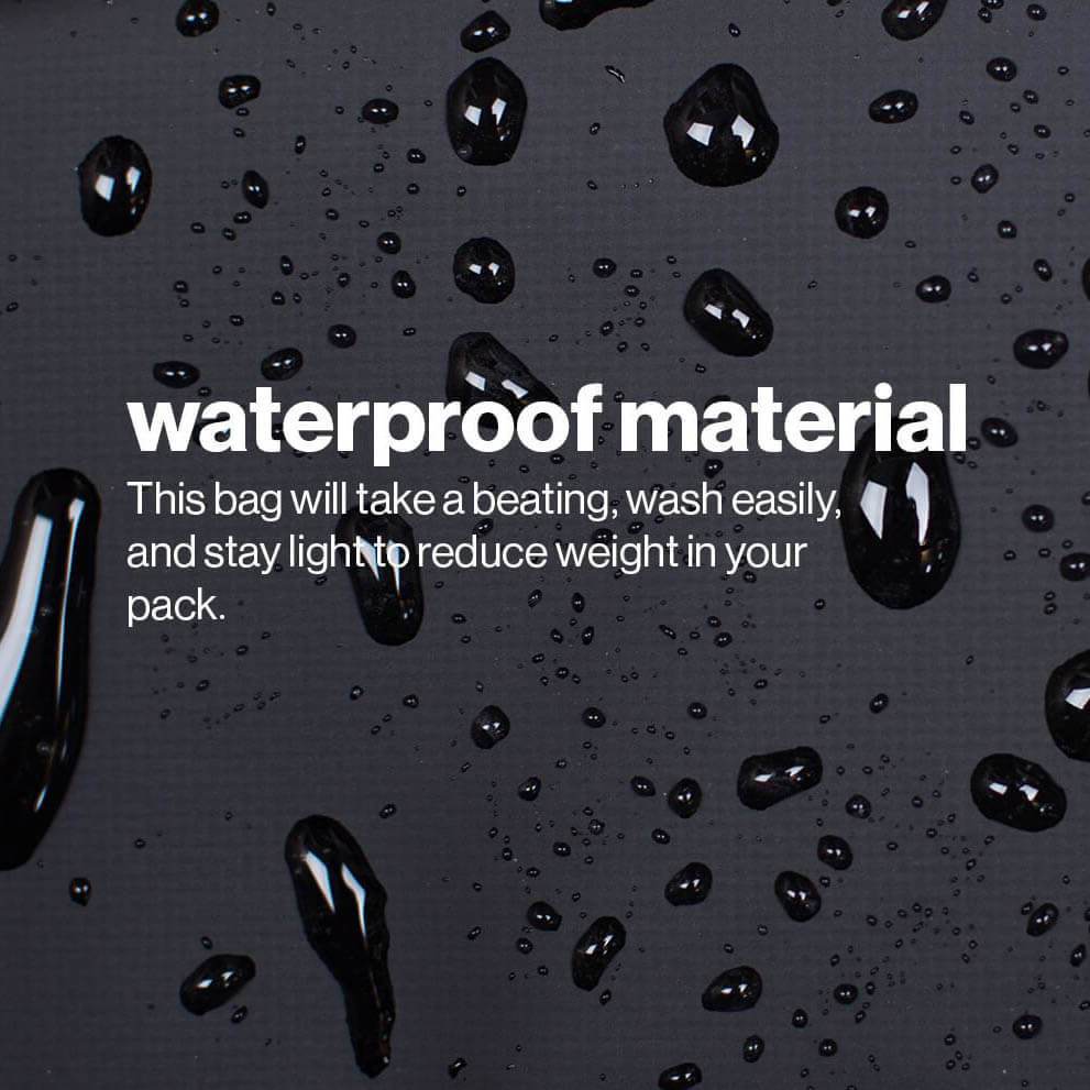 Toiletry Bag For Men. Waterproof materials make it easy to wash the bag