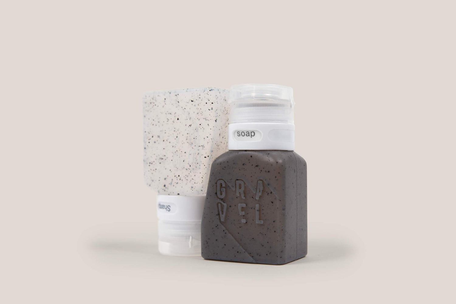 gravel leak-proof silicone travel bottles