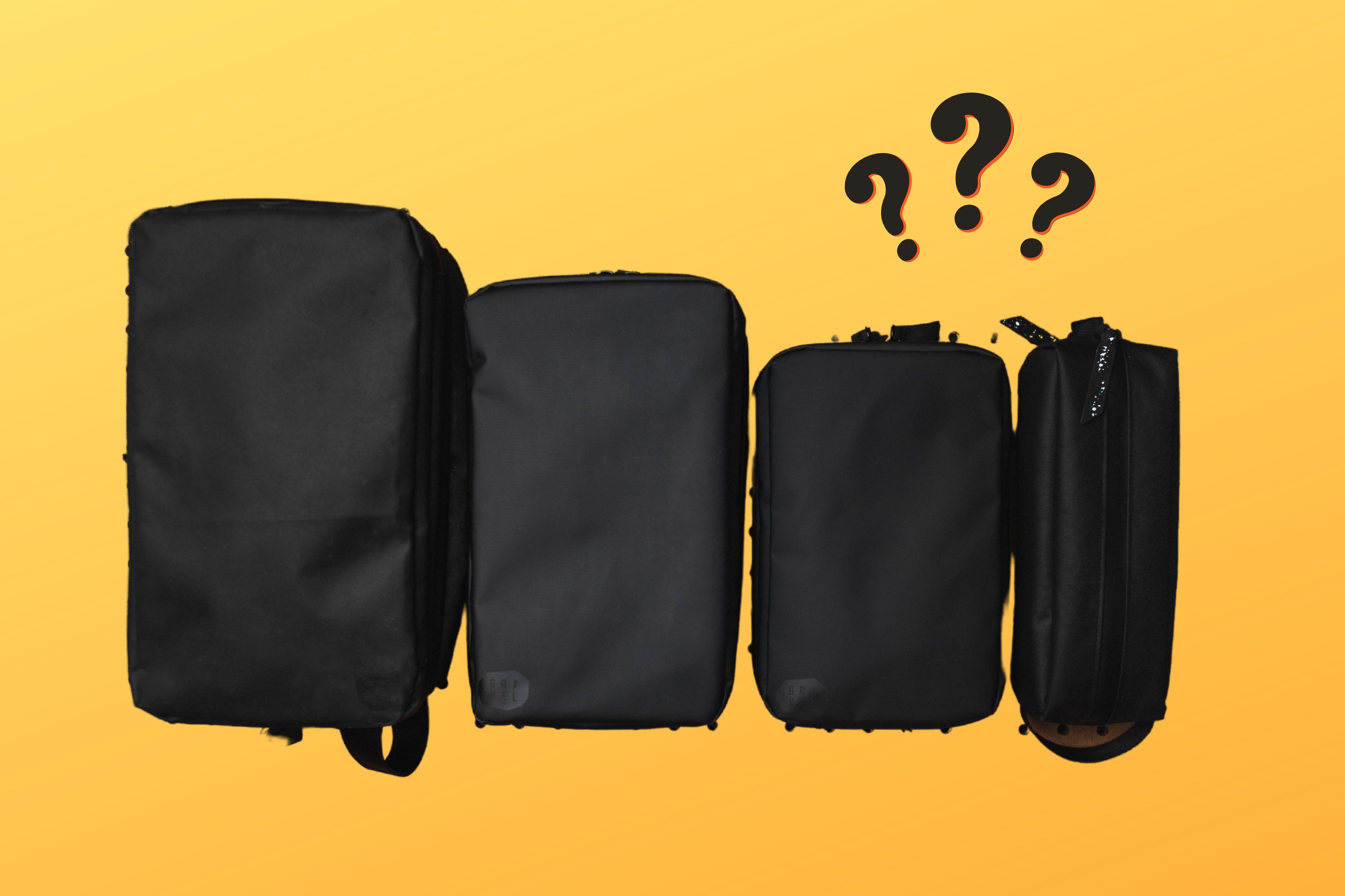 how to choose toiletry bag question marks
