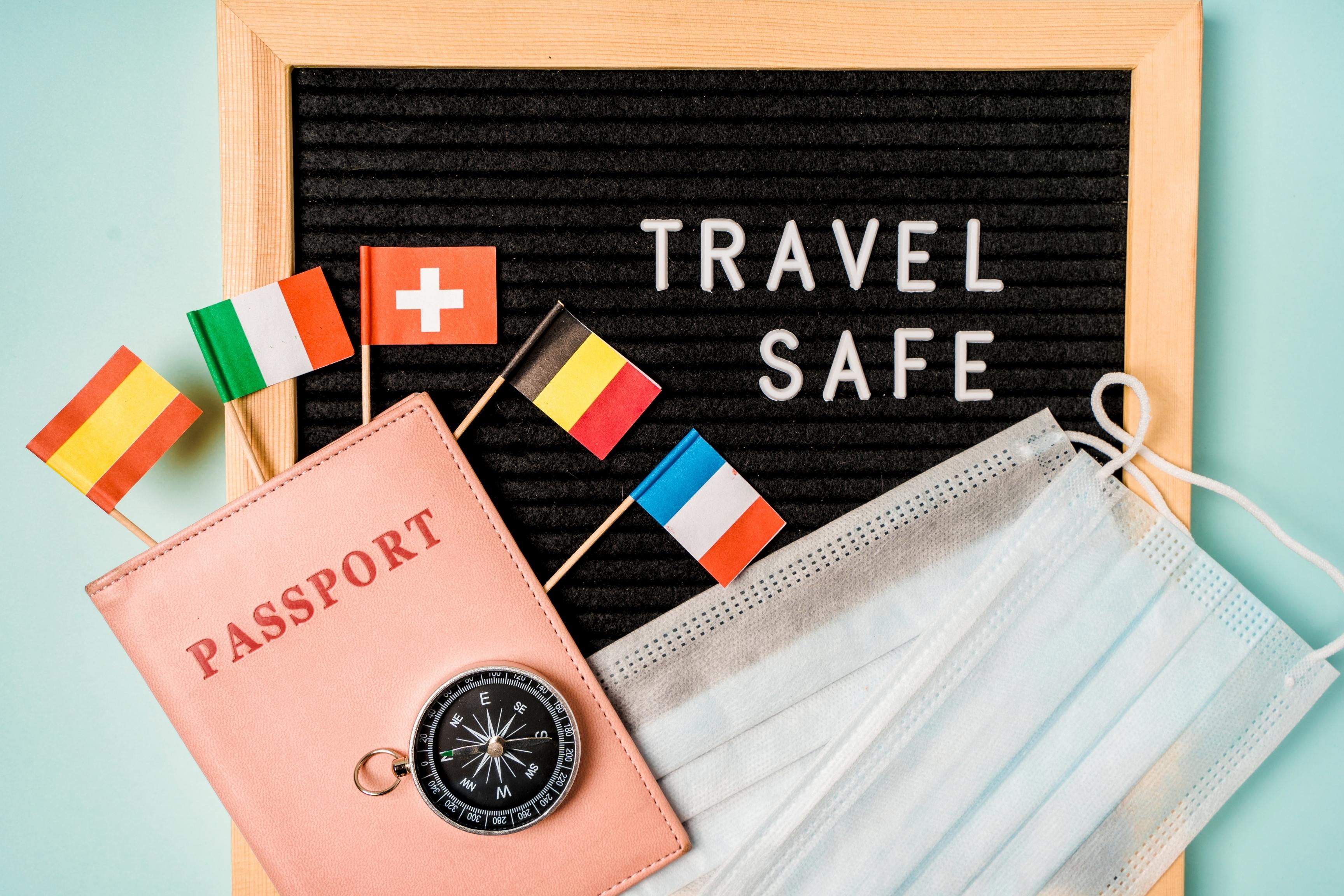 traveling safely bulletin passport flags