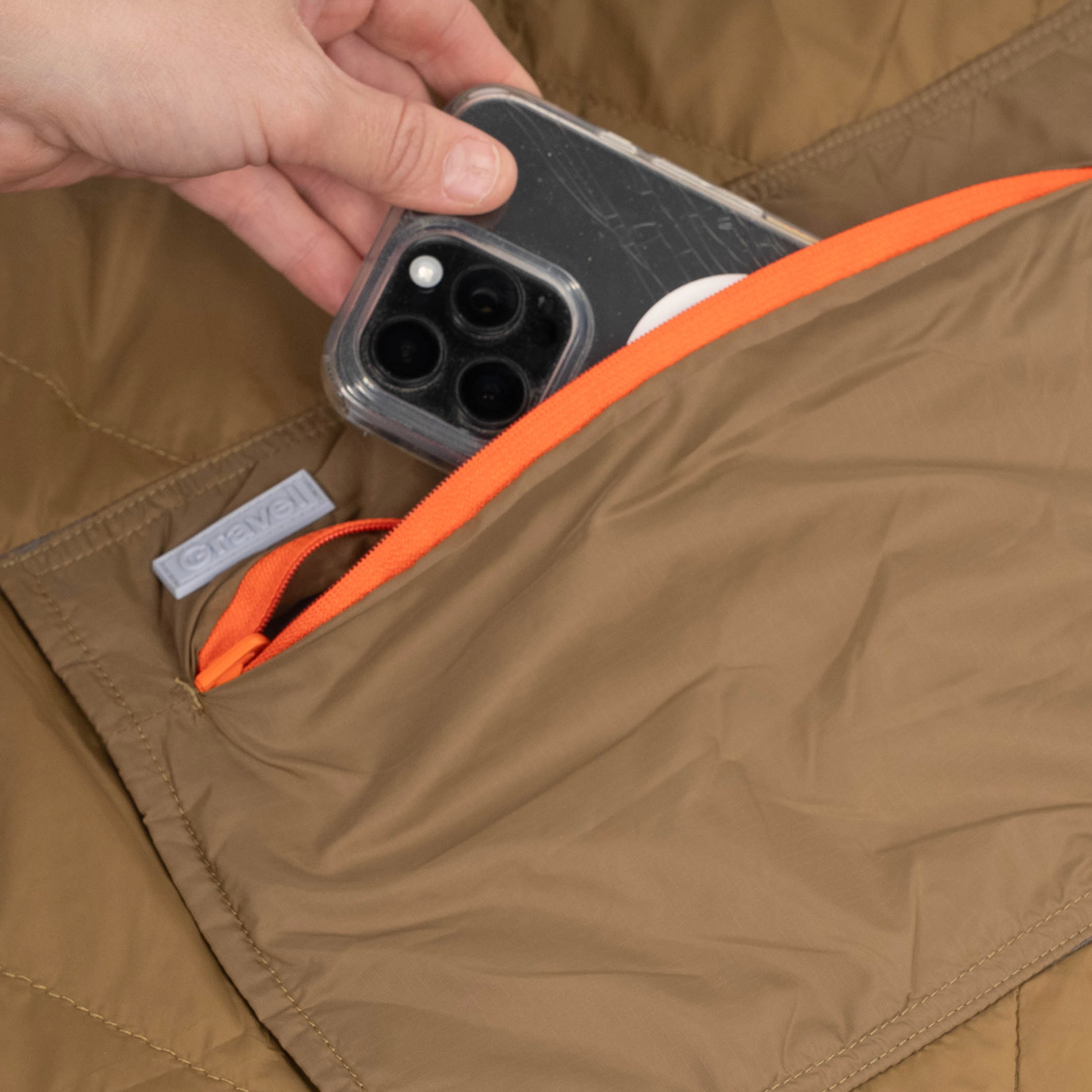 Layover™ Travel Blanket - Packable & Puffy | Desert Lake