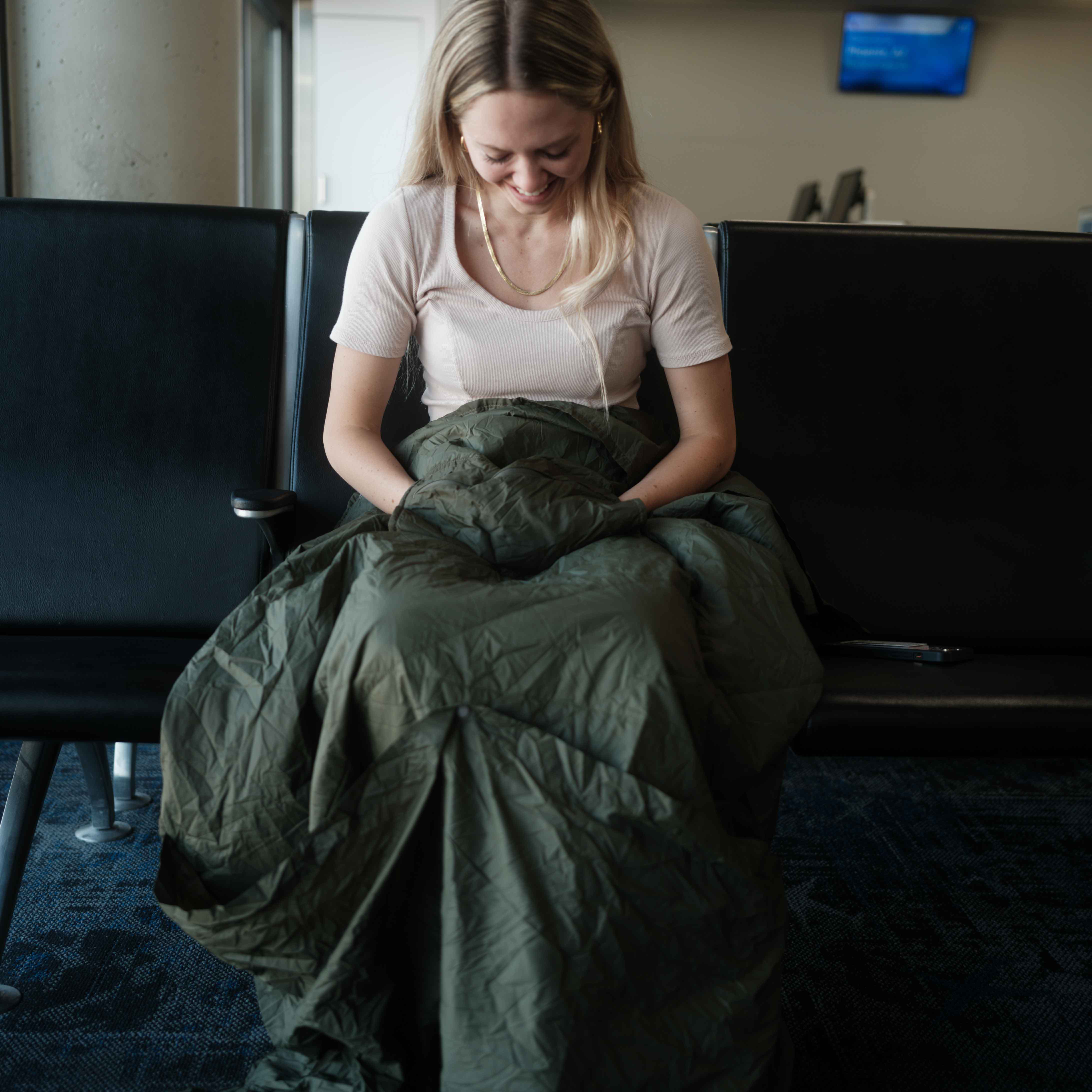 Layover™ Travel Blanket - Insulated & Packable | Spruce