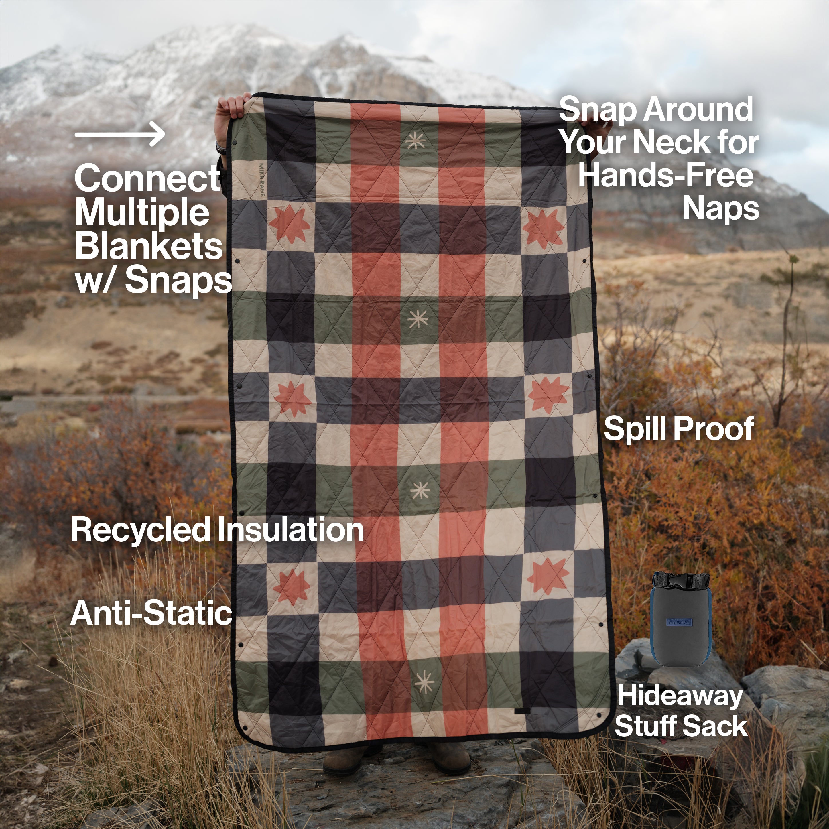UltraPak™ Everyday Blanket - More Packable & Puffy | Plaid