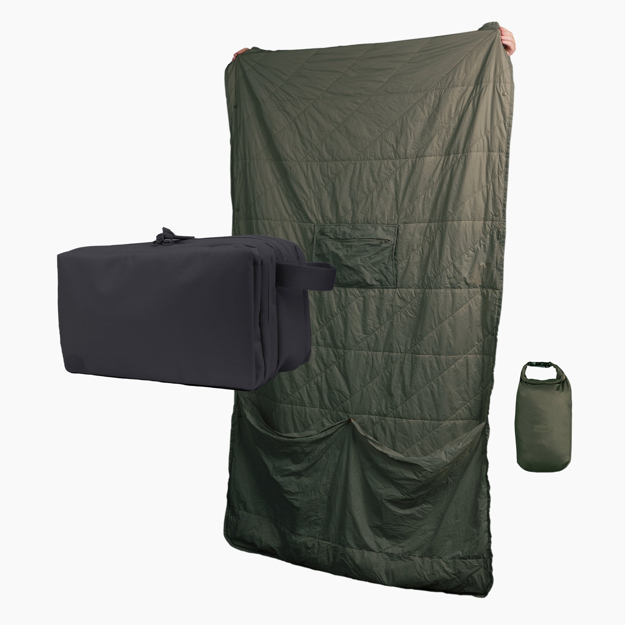 SET | Explorer MAX™ Toiletry Bag & Layover Blanket