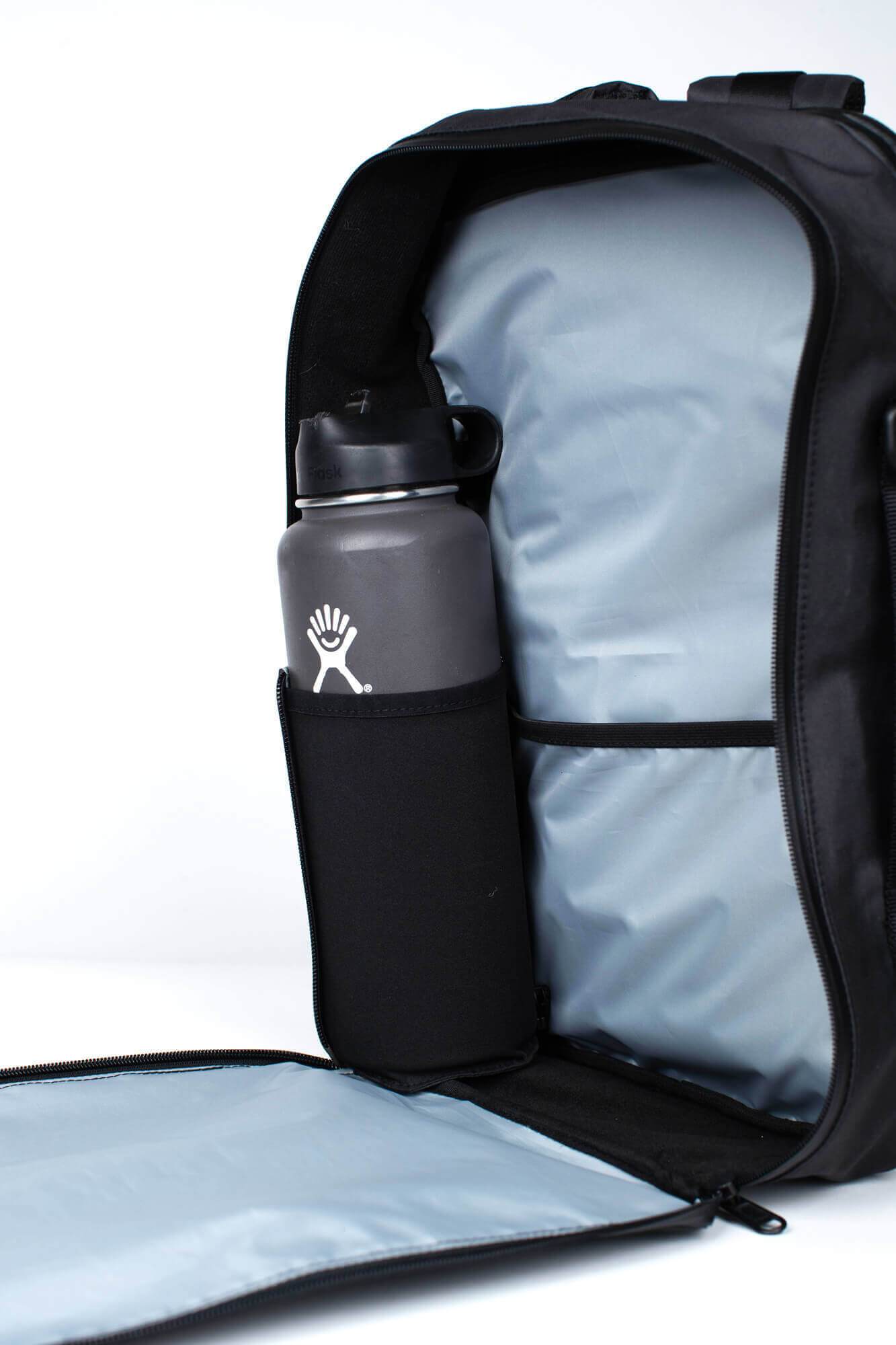 11L Day Bag - Gravel - Water bottle pocket inside of 11 Liter backpack