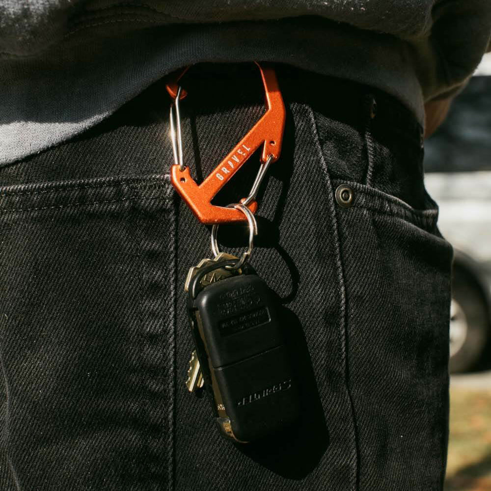 Double Gated Carabiner | Orange