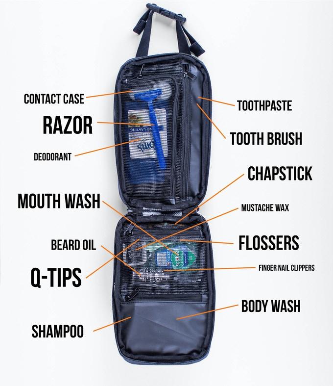 Garage Sale | V1 Explorer SLIM™ Toiletry Bag - Traveling Lighter - Gravel - Garage Sale | V1 Explorer SLIM™ Toiletry Bag - Traveling Lighter