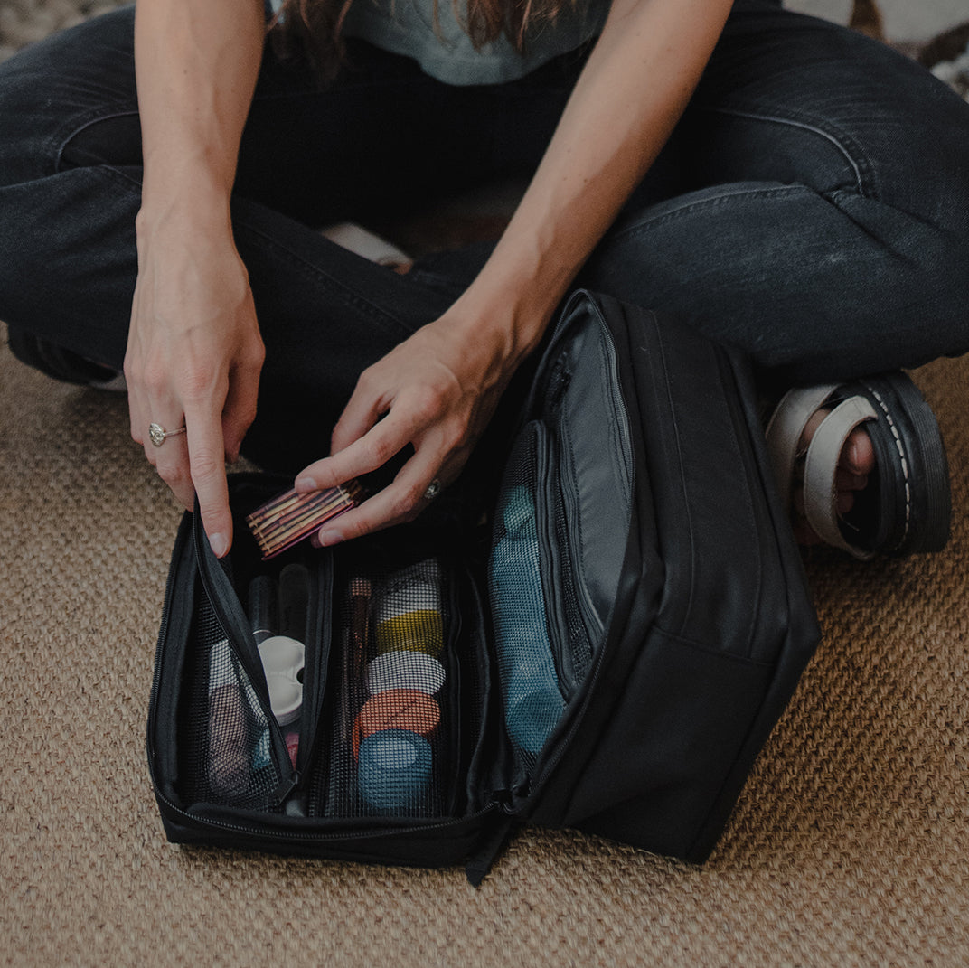 Black Explorer MAX™ Toiletry Bag - Packing the Most